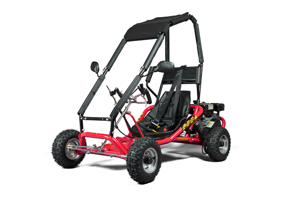 Caged Drift Go Kart Red